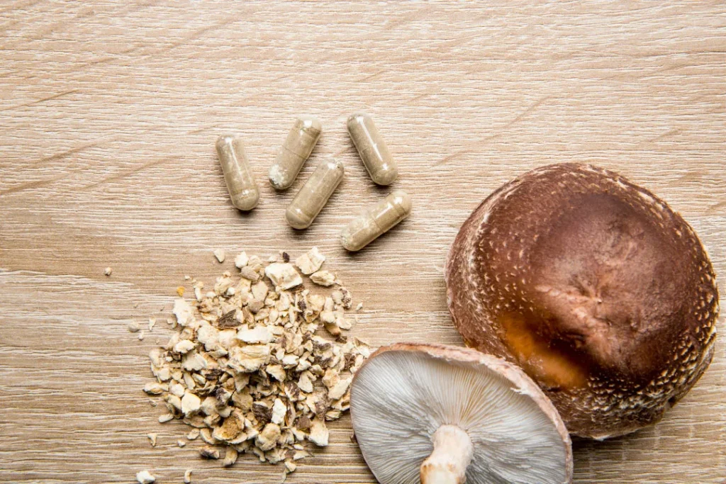 Mushrooms supplements.