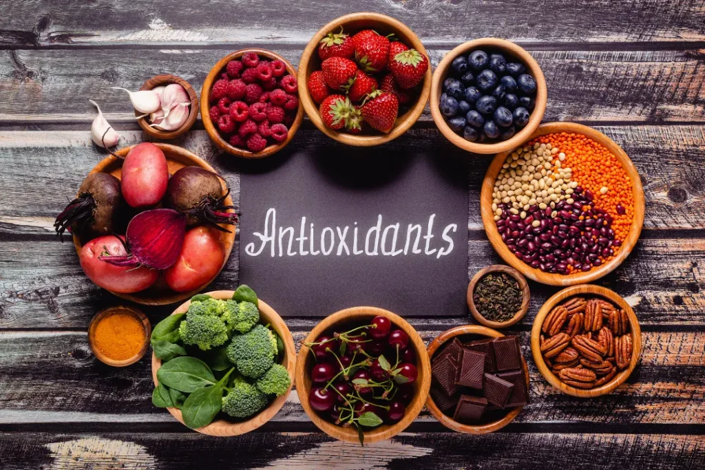 Antioxidant food sources. 