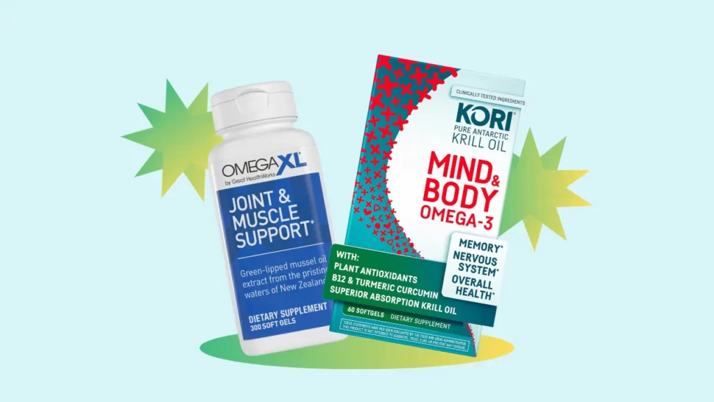 Omega XL Joint Support vs Kori krill oil Mind & Body
