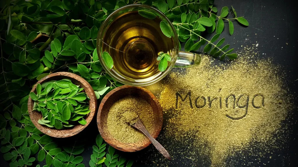 Moringa powder, leaves and moringa tea
